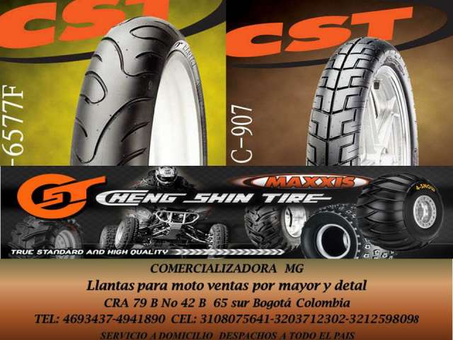 Venta De Llantas Para Moto Al Detal Y Al Mayor Cheng Shin Tire En