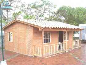 14 Campo casas de madera