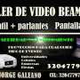 ALQUILER DE VIDEO BEAM TELON PORTATIL Y SONIDO